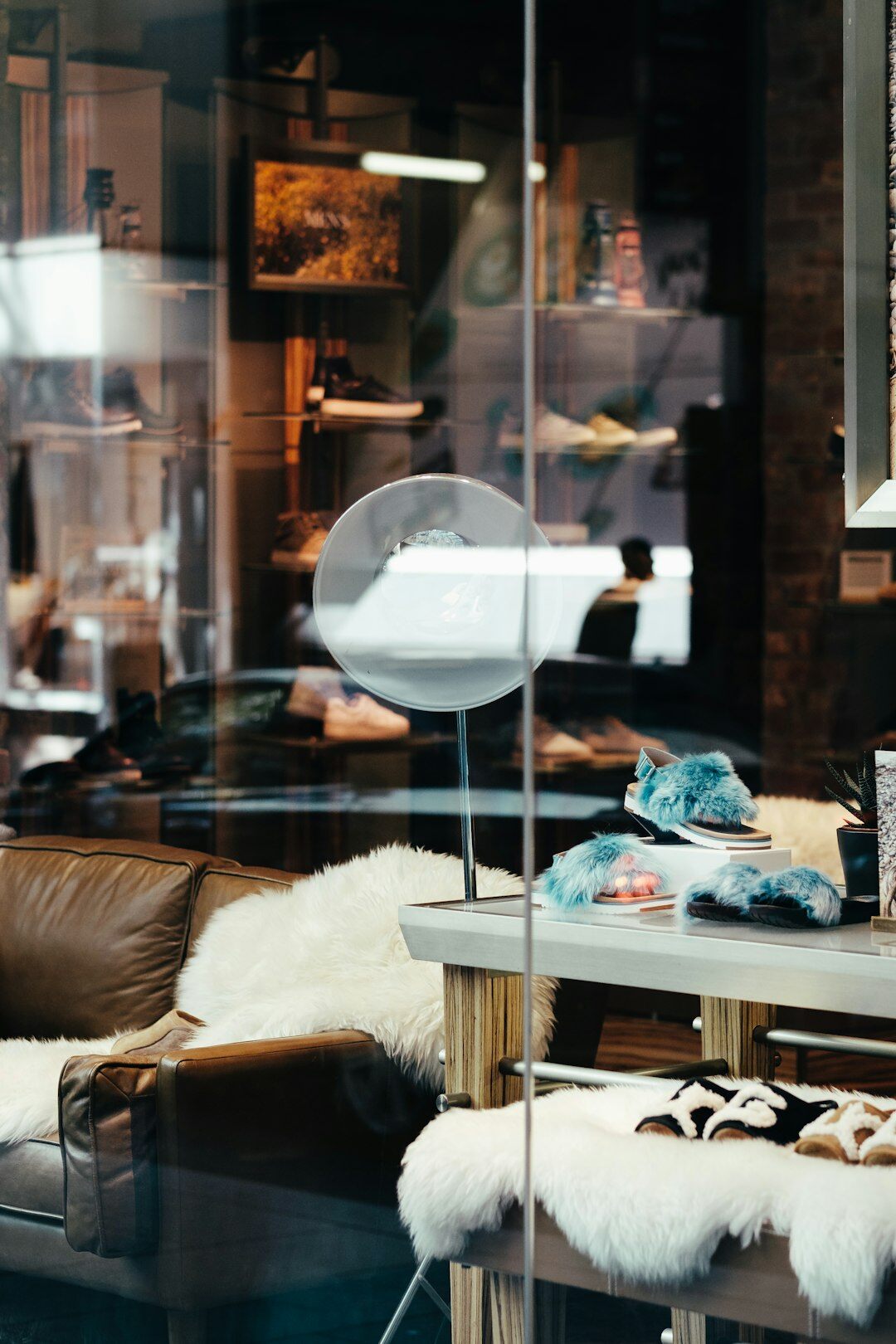 retail store interior with security